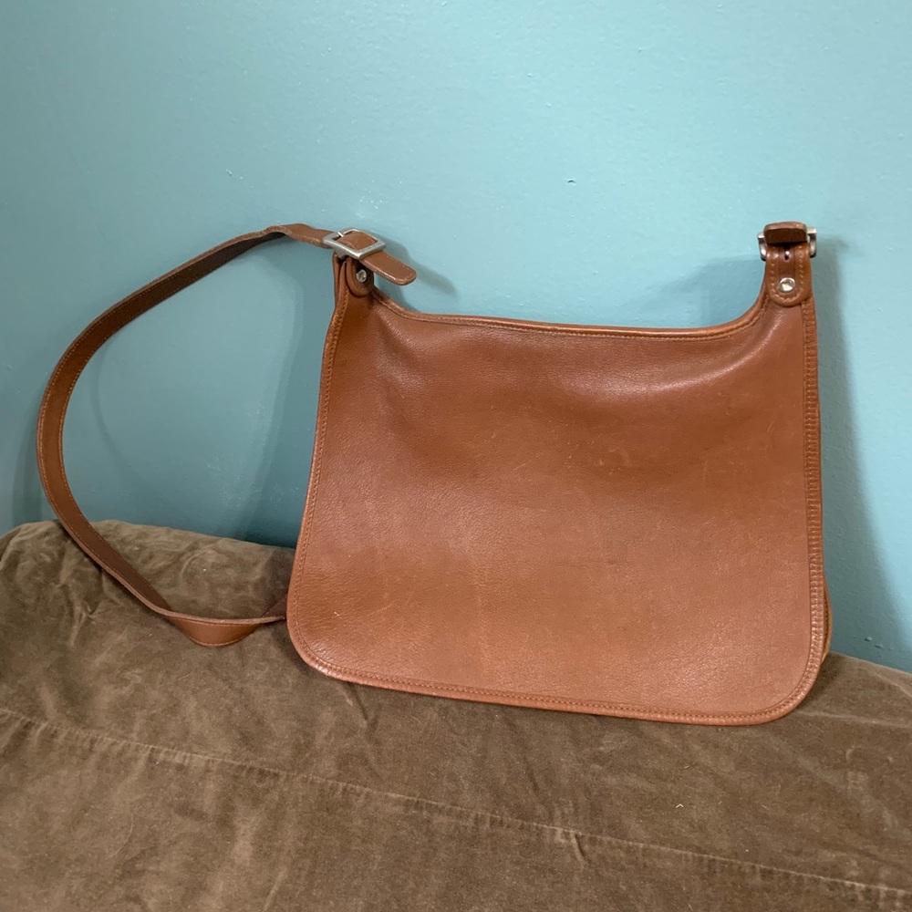 Coach brown leather bag